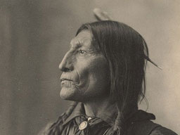 heyenne Chief Wolf Robe